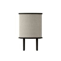Audacious Sidebord Sort Egetræ/White Sands