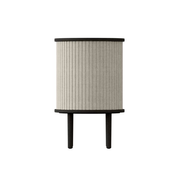 Audacious Sidebord Sort Egetræ/White Sands
