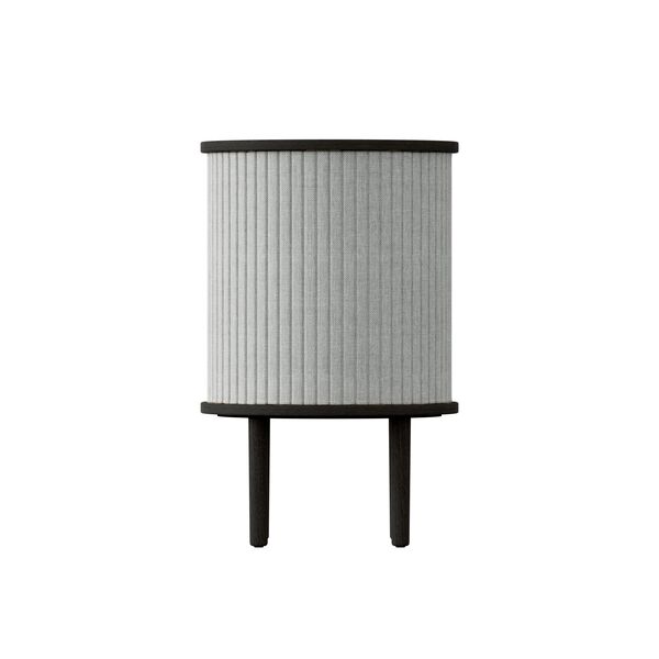 Audacious Side Table Black Oak/Sterling