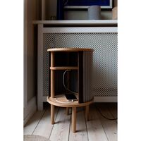 Audacious Sidebord Sort Egetræ/Sterling