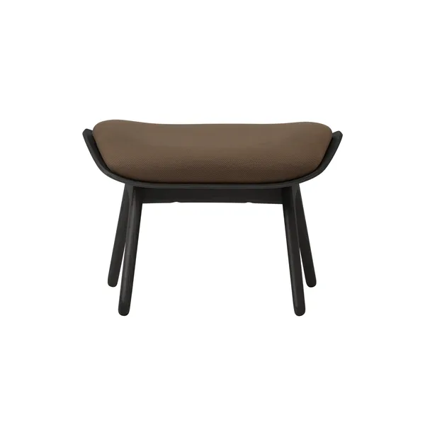 The Reader Ottoman Black Oak/Mocca