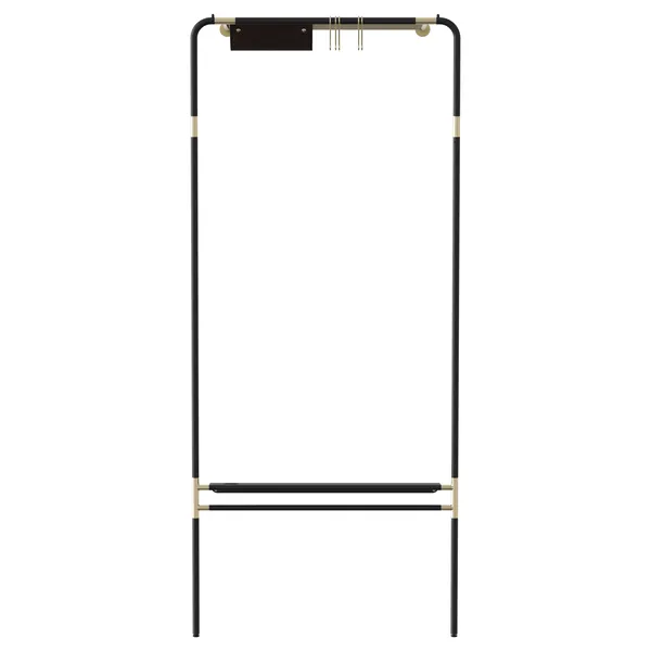 Lean On Me Clothes Rack Black