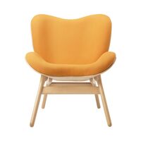 A Conversation Piece Armchair Oak/Tangerine