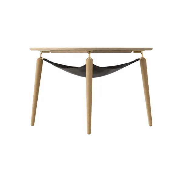 Hang Out Coffee Table Oak/ Brass