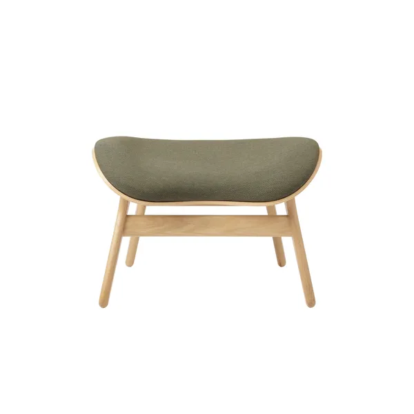 A Conversation Piece Ottoman Oak/Morning Meadows