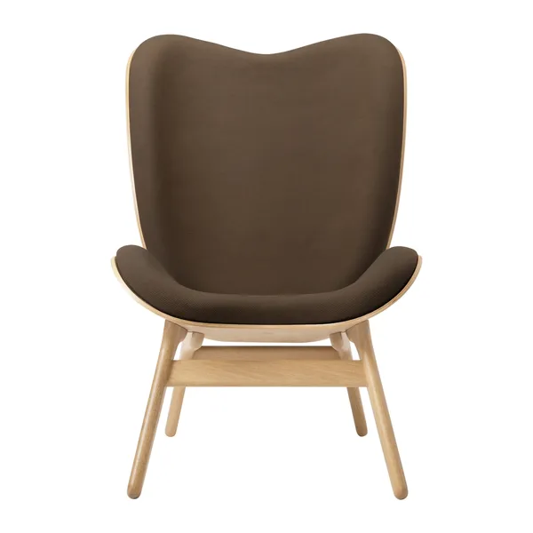 A Conversation Piece High Armchair Oak/Mocca