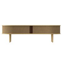 Audacious TV Bench Oak/Sugar Brown