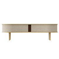 Audacious TV-benk Eik/hvit Sand