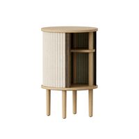 Audacious Table d'Appoint Chêne/Sable Blanc