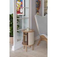Audacious Table d'Appoint Chêne/Sable Blanc