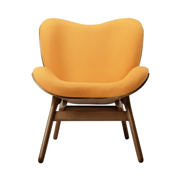 A Conversation Piece Armchair Dark Oak/Tangerine