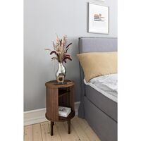 Audacious Side Table Dark Oak/Shadow