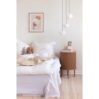 Audacious Side Table Dark Oak/Shadow