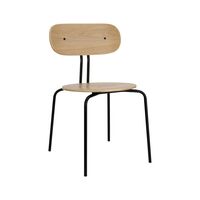 Curious Dining Chair Oak/Powder Coated Frame
