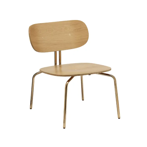 Curious Sessel Eiche/ Messing