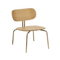 Curious Sessel Eiche/ Messing