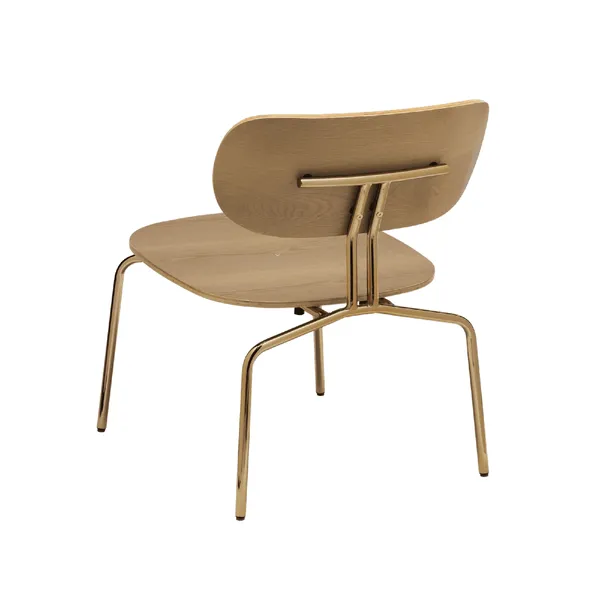 Curious Sessel Eiche/ Messing
