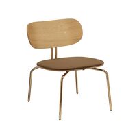 Curious Fauteuil Suikerbruin/ Messing
