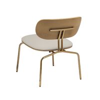 Curious Armchair White Sands/ Brass