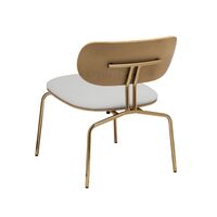 Poltrona Curious Argento/ Ottone