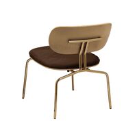 Curious Armchair Teddy Brown/ Brass