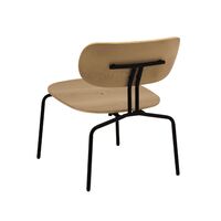 Curious Armchair Oak/ Black