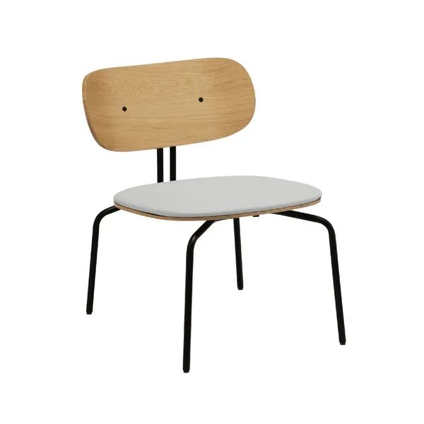 Curious Armchair Sterling/ Black