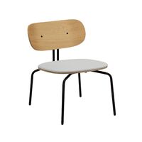 Curious Armchair Sterling/ Black