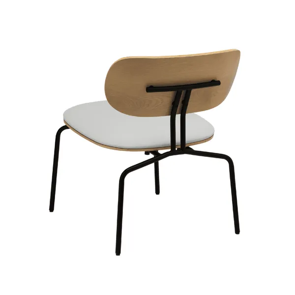 Curious Armchair Sterling/ Black