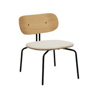 Curious Armchair Teddy White/ Black