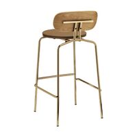 Curious Barstool Socker Brun/ Mässing