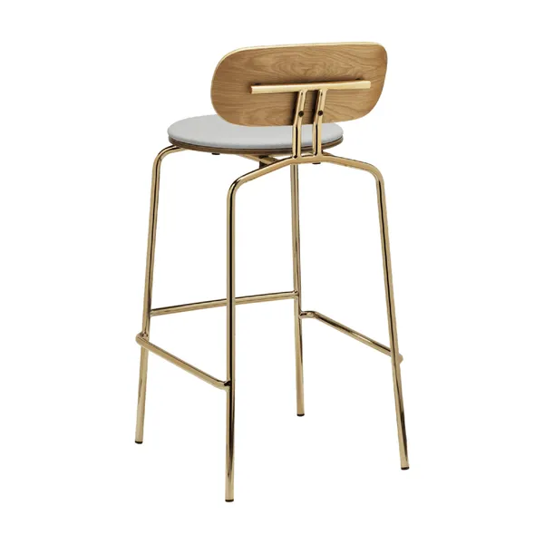 Curious Barhocker Sterling/ Messing