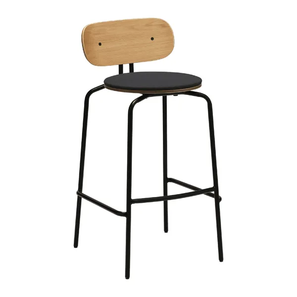 Curious Barstool Shadow/ Black