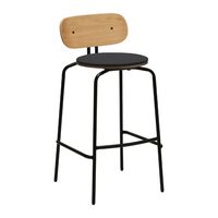 Curious Barstool Shadow/ Black