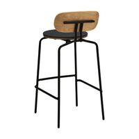 Curious Barstool Shadow/ Black