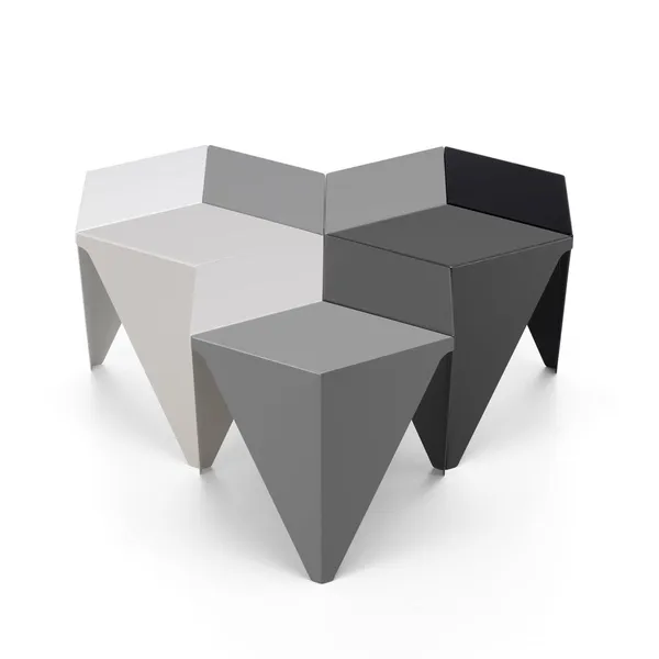 Prismatic Coffee Table Light Gray