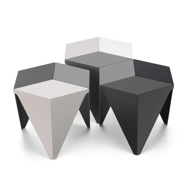 Prismatic Coffee Table Light Gray