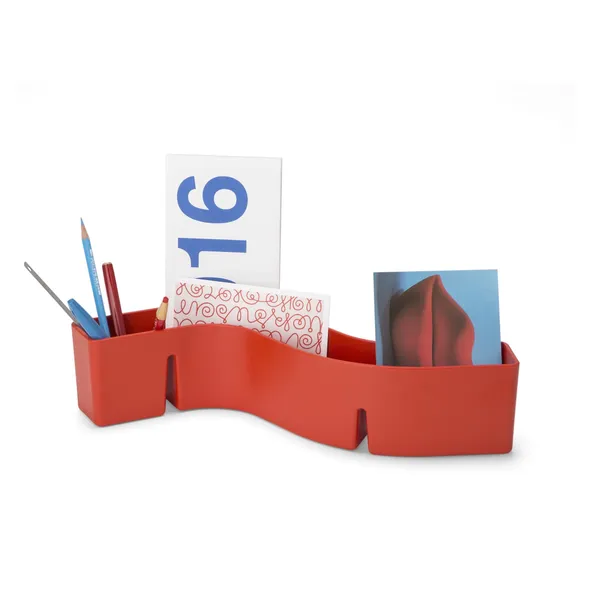 S-Tidy Desk Storage Poppy Red