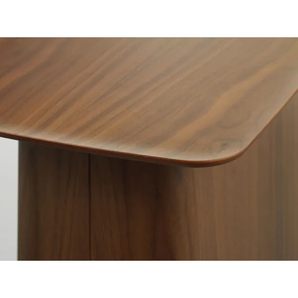 Wooden Coffee Table Small Walnut