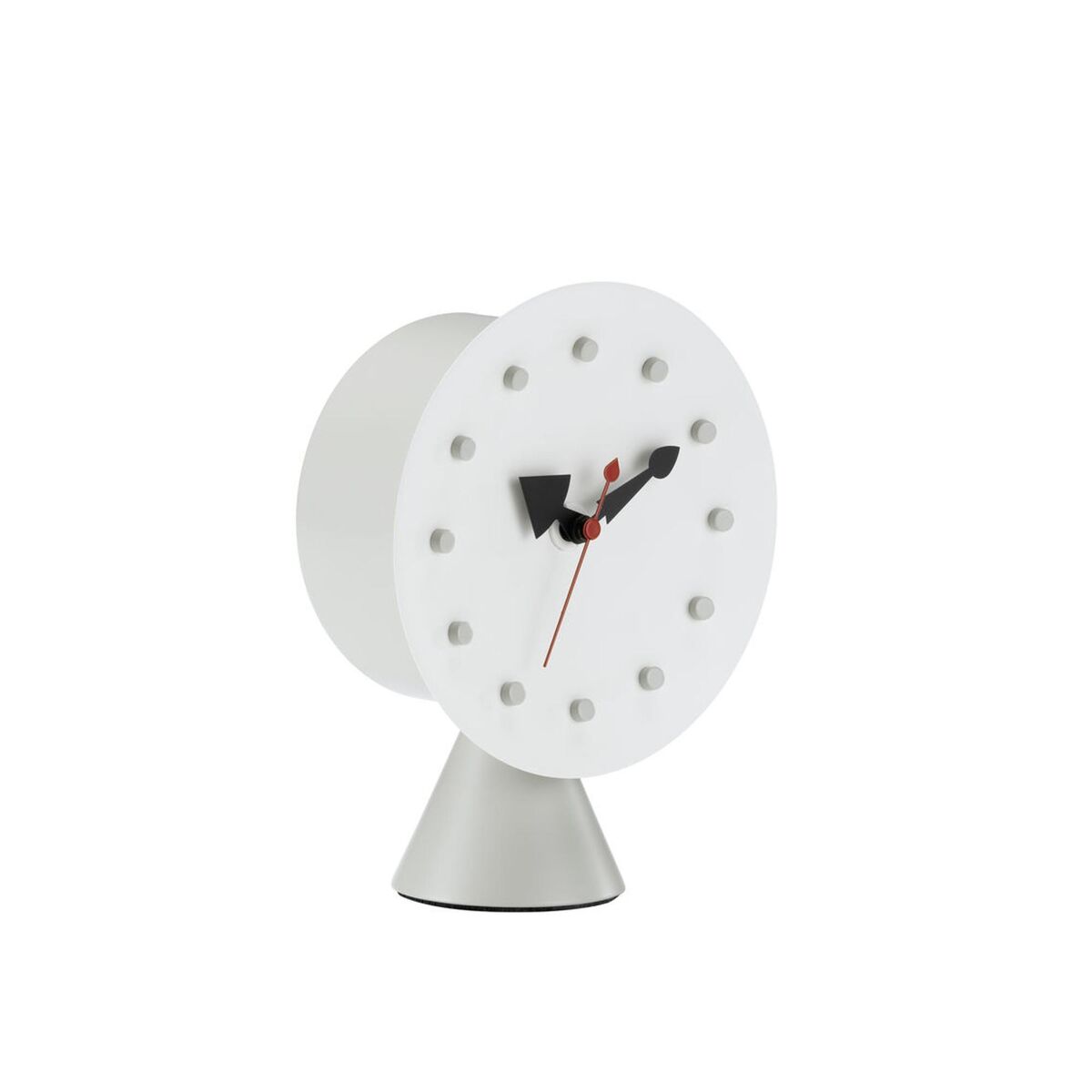 Cone Base Klokke Kremhvit