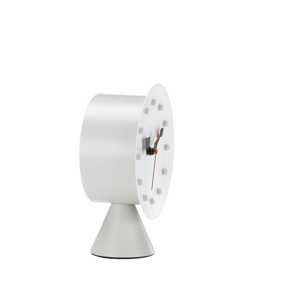 Cone Base Klokke Kremhvit