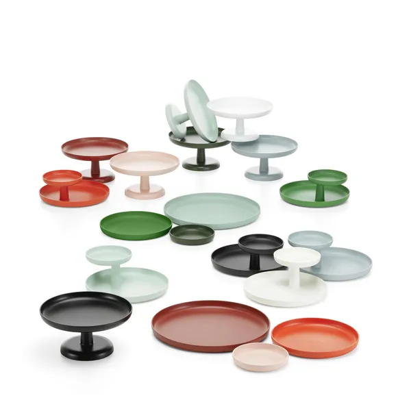 Rotary Tray Desk Storage White