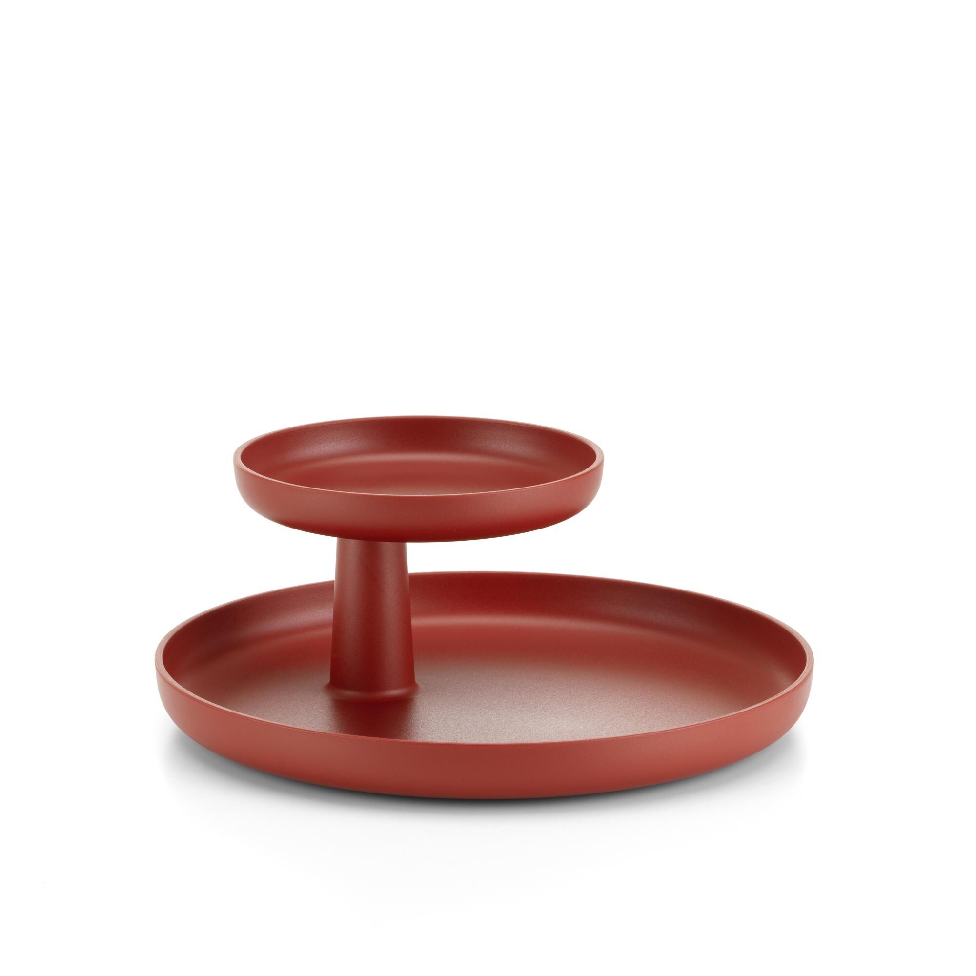 Rotary Tray Rangement de Bureau Brique Foncée