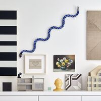 Metal Wall Relief Sculpture Magic Snake