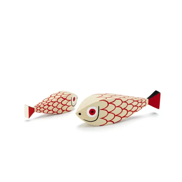 Wooden Dolls Mother Fish & Child