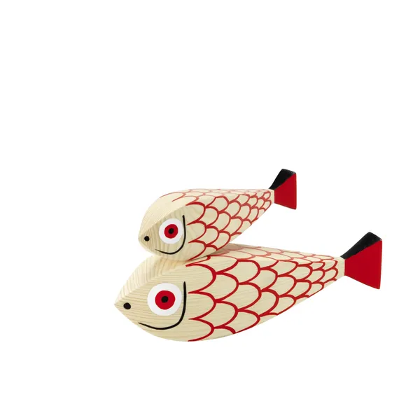 Wooden Dolls Mother Fish & Child