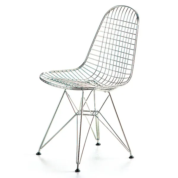 Wire DKR Dining Chair Chrome