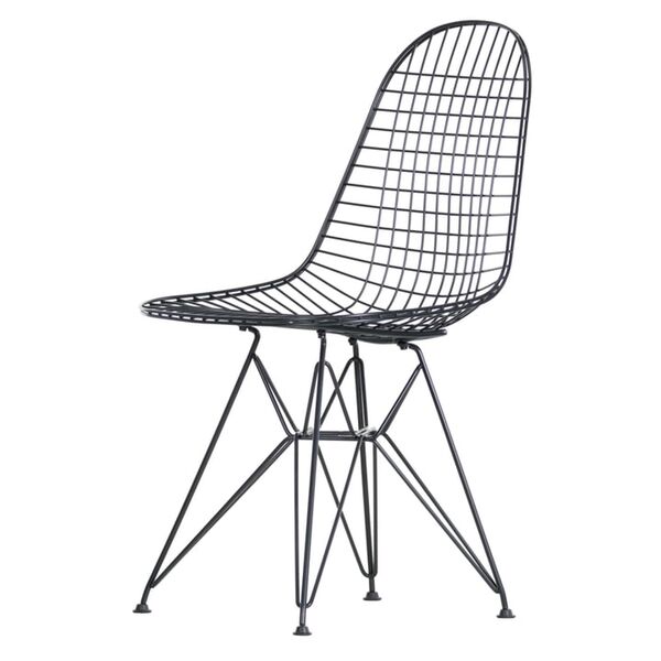 Wire DKR Dining Chair Black
