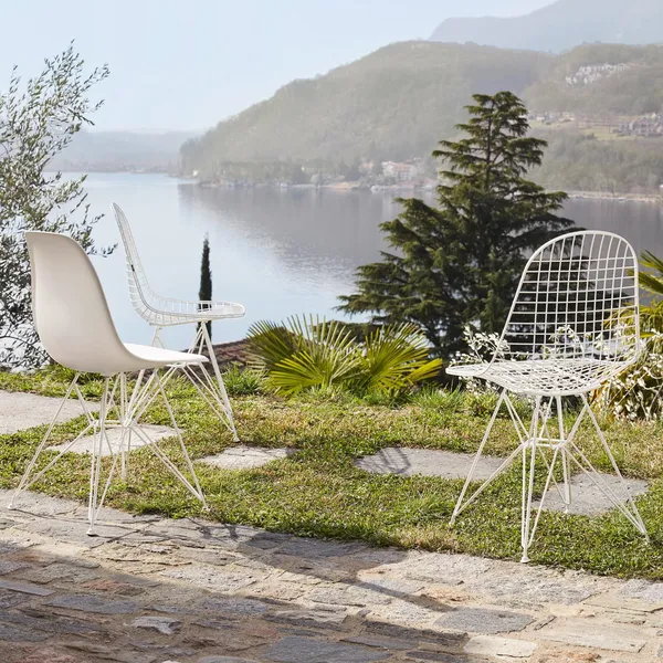 Wire DKR Dining Chair Black