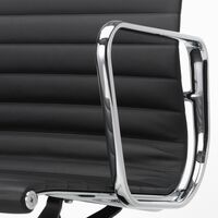 Aluminium EA 117 Kontorstol med Swivel, Armlæn og Vippe Mekanisme
